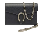 Gucci Black Leather Dionysus Crossbody Bag
