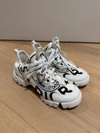 Dior Neoprene White Rubber D-Connect Sneakers