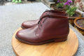 Sandalwood Leather Lace-Up Boots