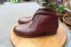 Sandalwood Leather Lace-Up Boots