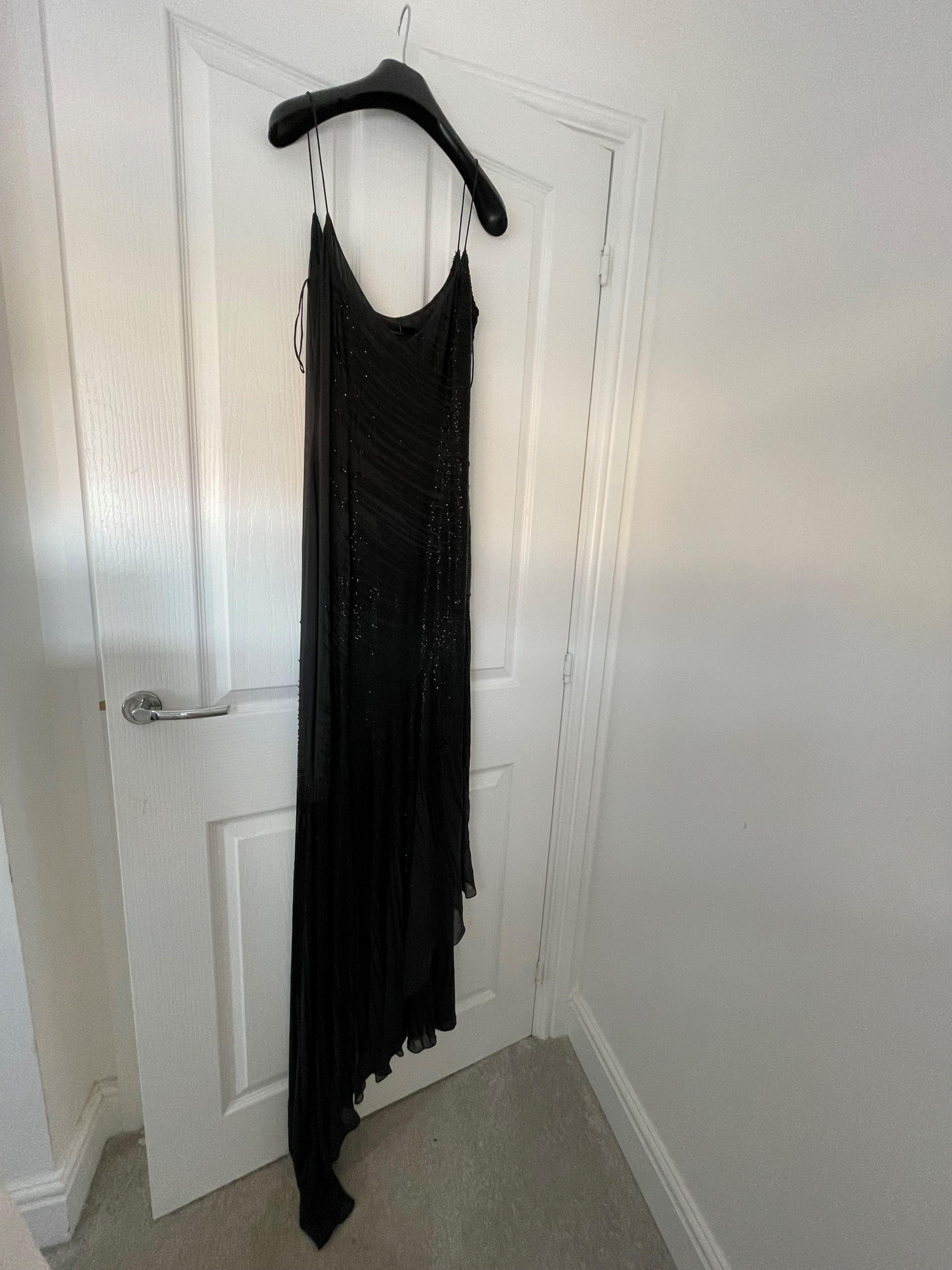 Vintage Silk Beaded Gown