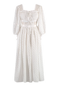White Broderie Anglaise Dress
