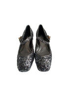 Sequin Embellished 30mm Mary-Jane Pumps