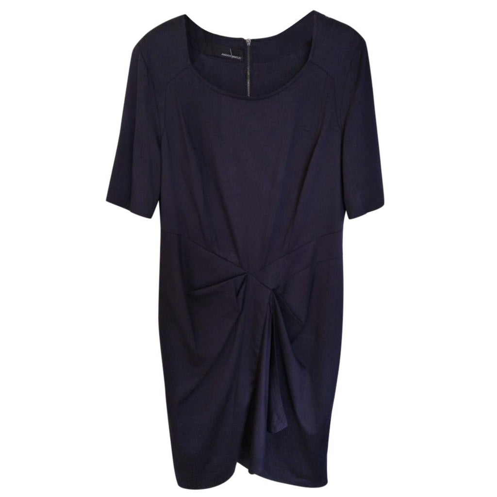 Amanda Wakeley draped blue dress