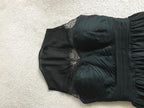 Robert Rodriguez Black Silk Dress