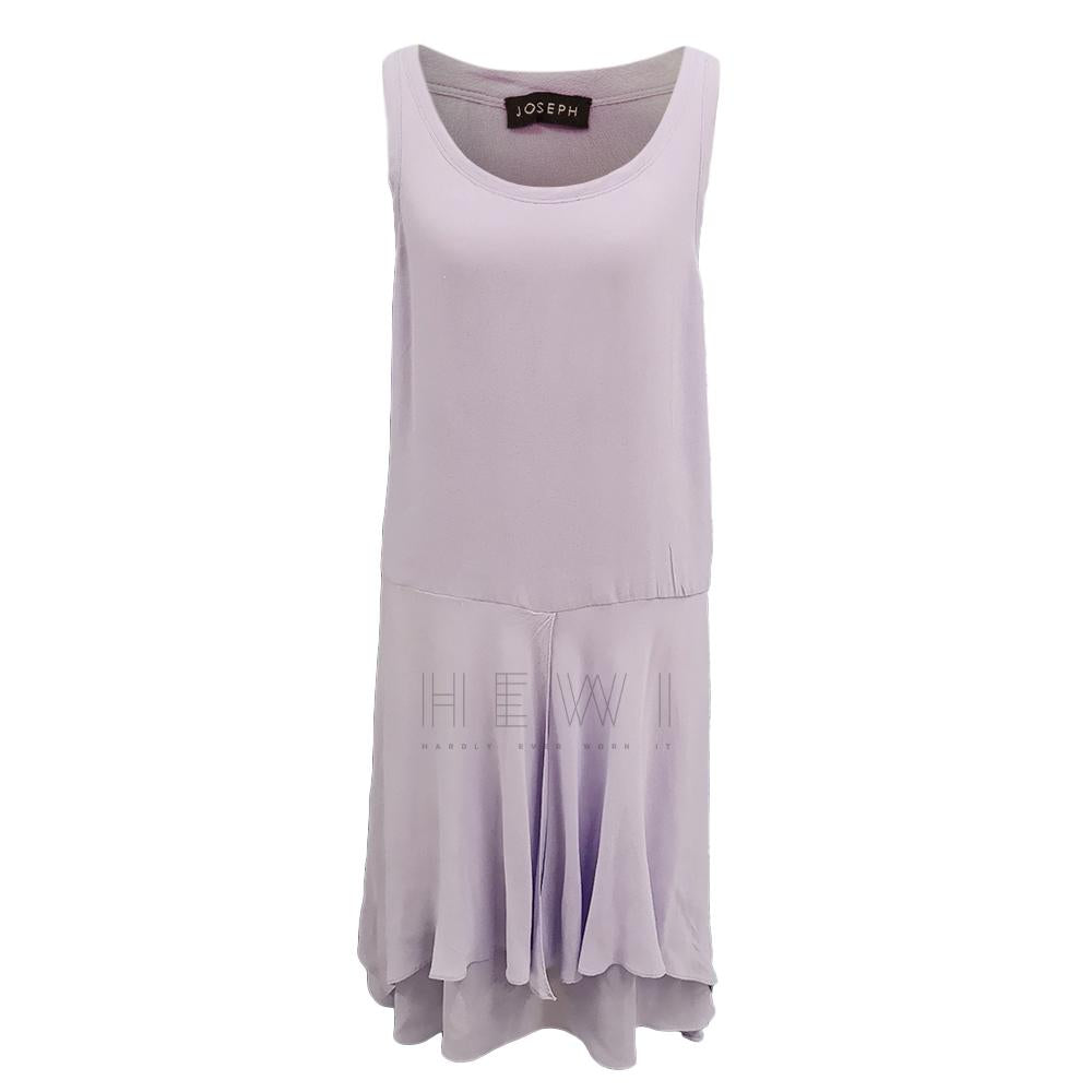 Joseph scoop-neck lilac dress