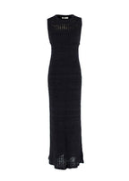 The Row Navy Knitted Tank Maxi Dress