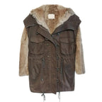 3.1 Phillip Lim Brown Parka With Rabbit Fur