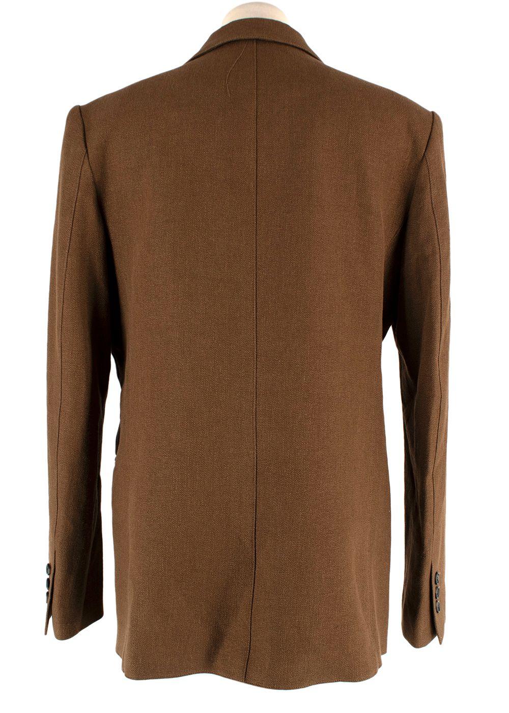 Smythe Brown 90s Umber Single Breasted Blazer
