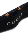 Gucci Navy Orange Pattern Bow Tie
