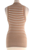 Louis Vuitton Brown Cashmere and Silk Blend Scoop Neck Vest