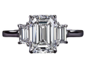 Verde 2ct IGI Lab-grown Emerald Cut Diamond Ring