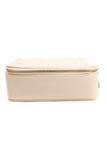 Breitling Cream Leather Travel Jewellery and Cosmetics Case
