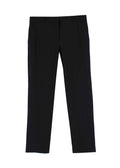 The Row Black Straight Leg Tailored Trousers