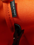 Prada White Printed Canapa Tote Bag