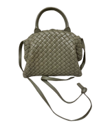 Bottega Veneta Mini Khaki Lambskin Satchel