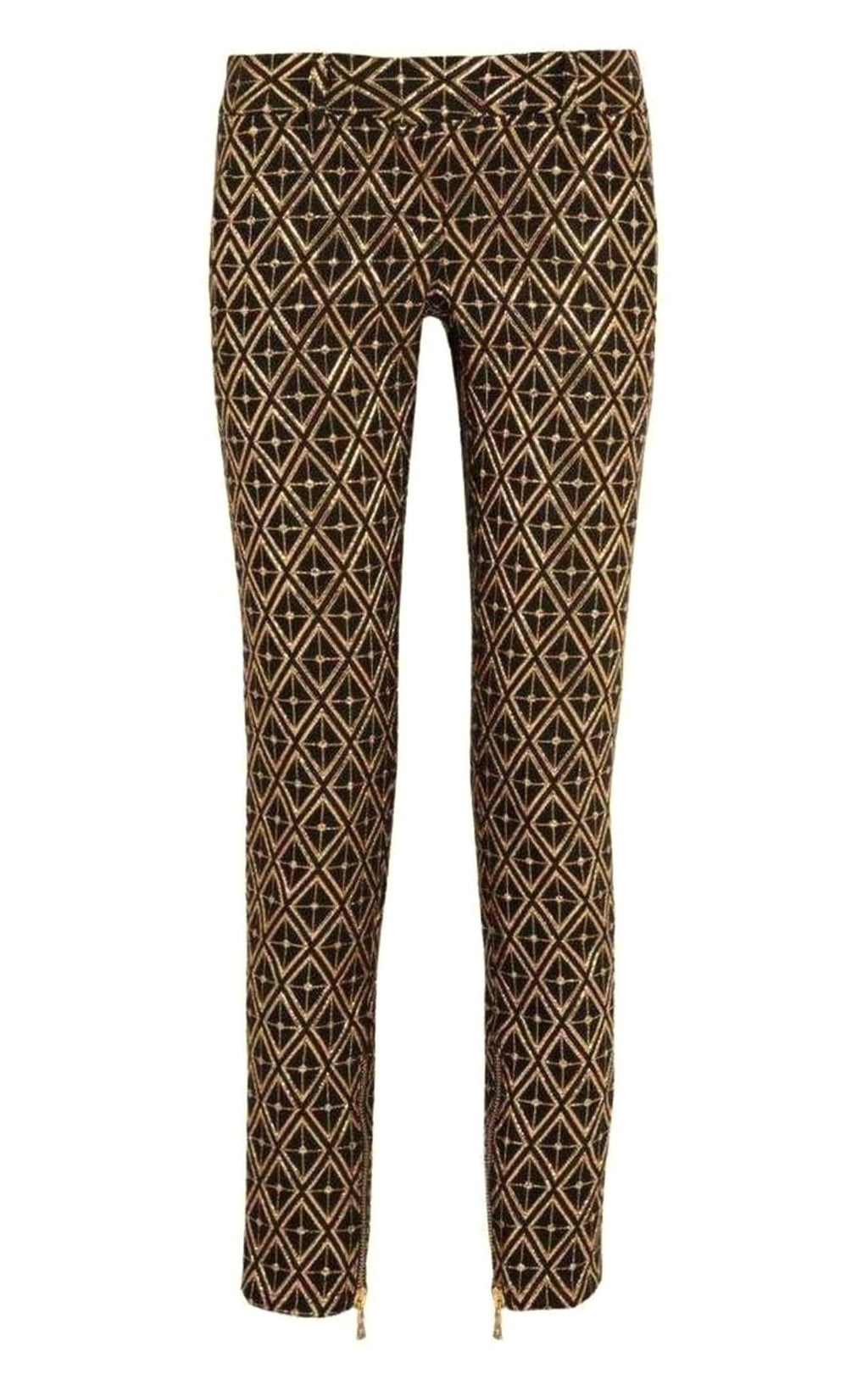 Balmain Gold Brocade Trousers