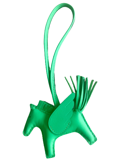 Hermes Vert Comic Rodeo Pegase Charm