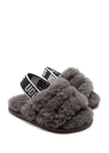 UGG Kids Grey Shearling Slide