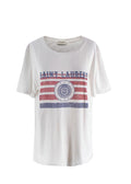 Saint Laurent White Flag League Tee
