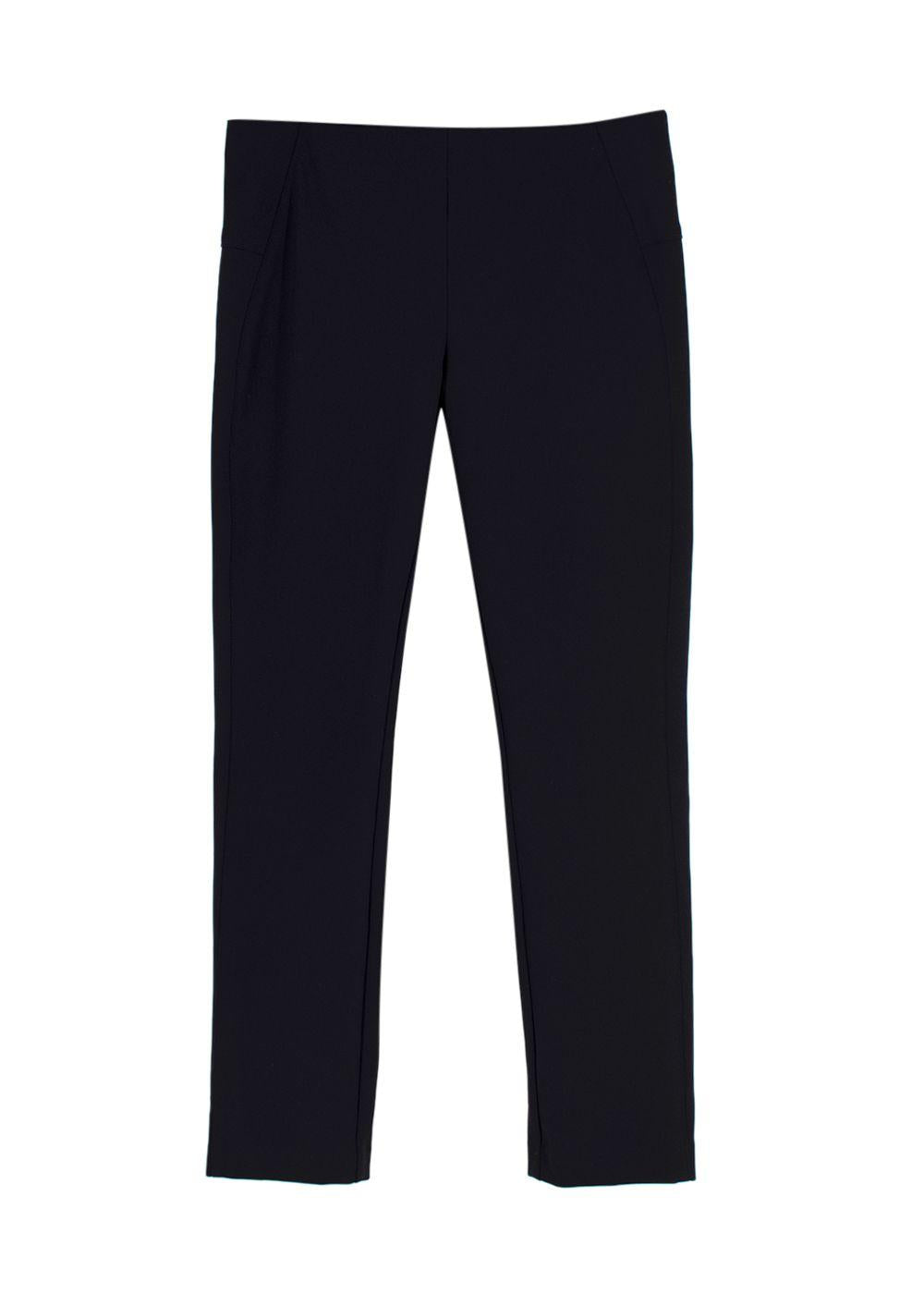 Veronica Beard Navy Cropped Leggings