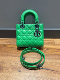 Dior Green Lady Dior Bag