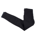 J Brand Alana Black Distressed Fray Hem Skinny Jeans