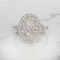 Verde 2ct IGI Certified Lab-grown Oval Cut Diamond Ring