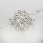 Verde 2ct IGI Certified Lab-grown Oval Cut Diamond Ring