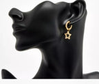 MeMe London Sparkle and Fan Earrings