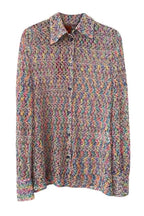 Missoni multicoloured crochet-knit shirt