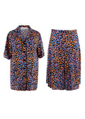 Dior Multicoloured Mizza Print Chez Moi Shirt & Pleated Skirt