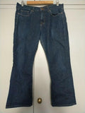 J Brand Blue Cropped Bootleg Jeans