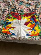 Multicolour VLTN camouflage swim shorts