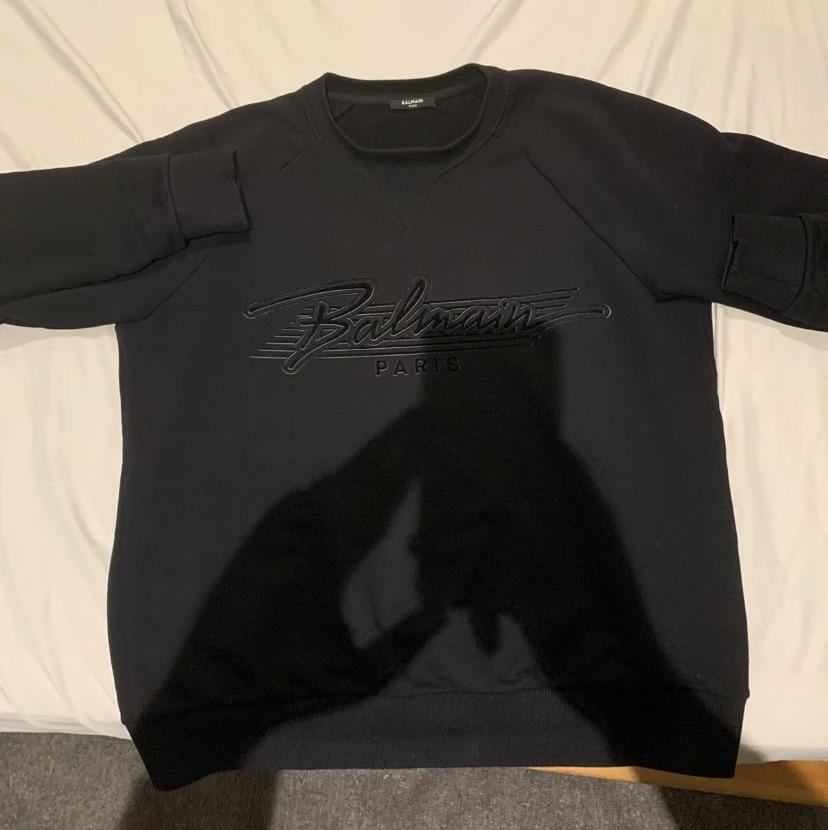 Black Flocked Logo T-Shirt