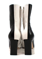 Wandler Two Tone Black and White Ankle Boots