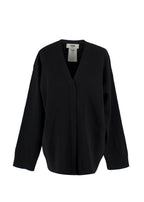 Fendi Black Knit Cardigan with Monogram Interior