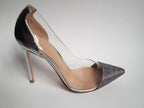 Plexi 100 Multicoloured Giltter Pumps