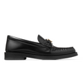 Jimmy Choo Addie Logo-Plaque Leather Loafers