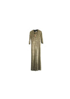 Black & gold lurex jumpsuit