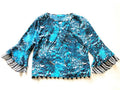Matthew Wiliamson Pom-Pom Hem Silk Top