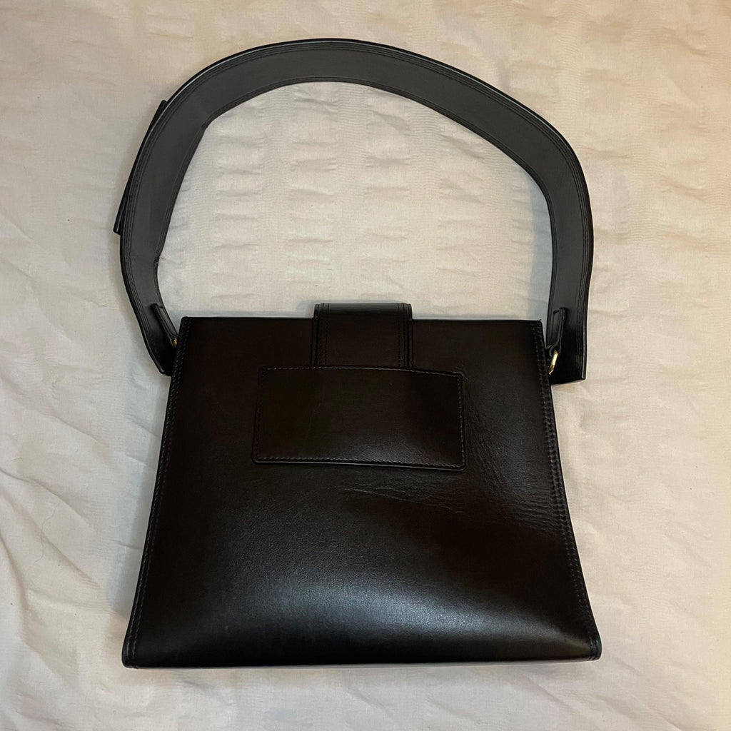 Jacquemus Le Bambino 24 lBlack Leather Shoulder Bag