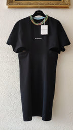 Givenchy Black Cut Out T-Shirt Dress