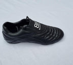 Balenciaga Black Leather Zen Football Sneakers