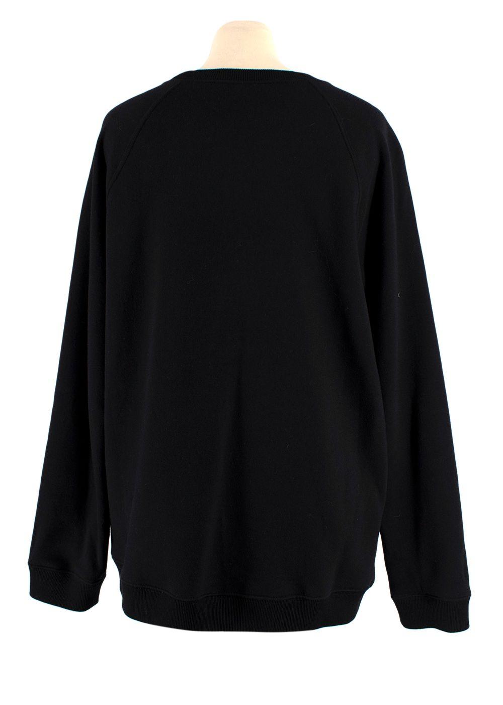 Valentino Black VLTN Crewneck Jumper