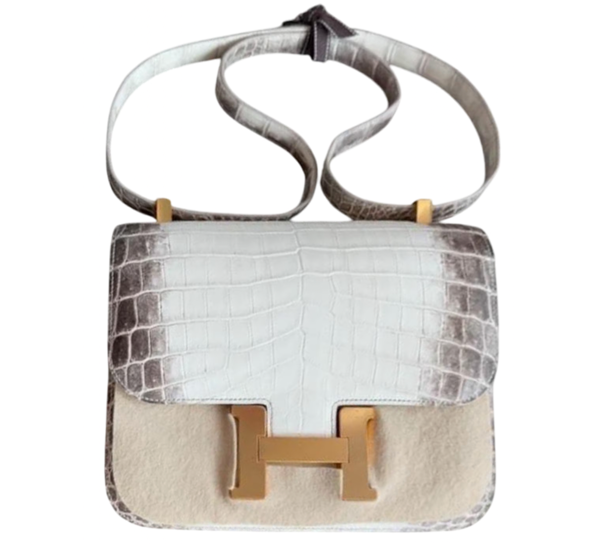 Himalaya  Crocodile  Constance 24 with Rose Gold Hardware