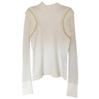 Roberto Cavalli Ruffle Gold Chain Jumper
