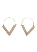 Valentino V Hoop Earrings