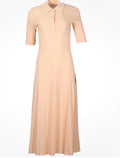 Rosetta Getty Peach Cotton Dress