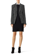 DVF Black & White Charlotte Tailored Jacket